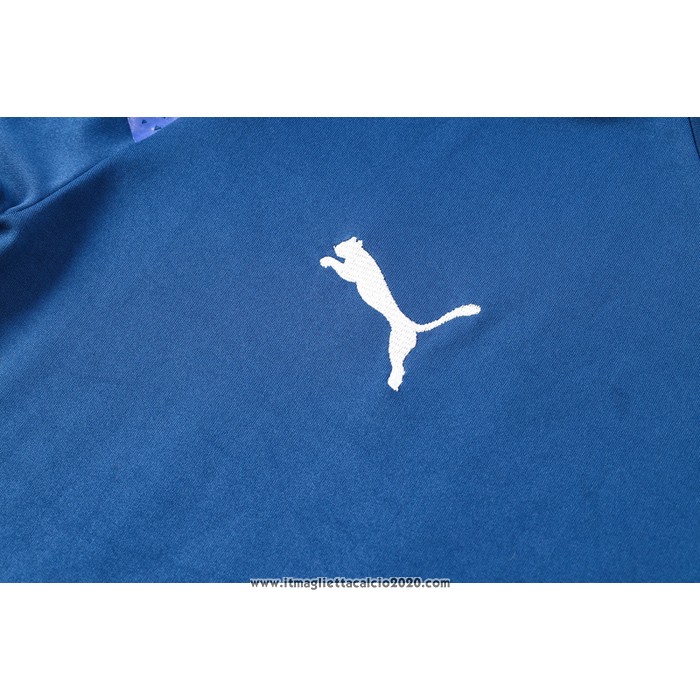 Tuta Da Track Italia Manica Corta 2022 2023 Blu - Pantalon Corto